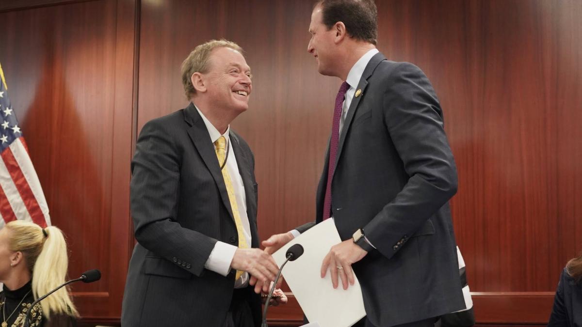 RSC Chairman Pfluger with Director Hassett