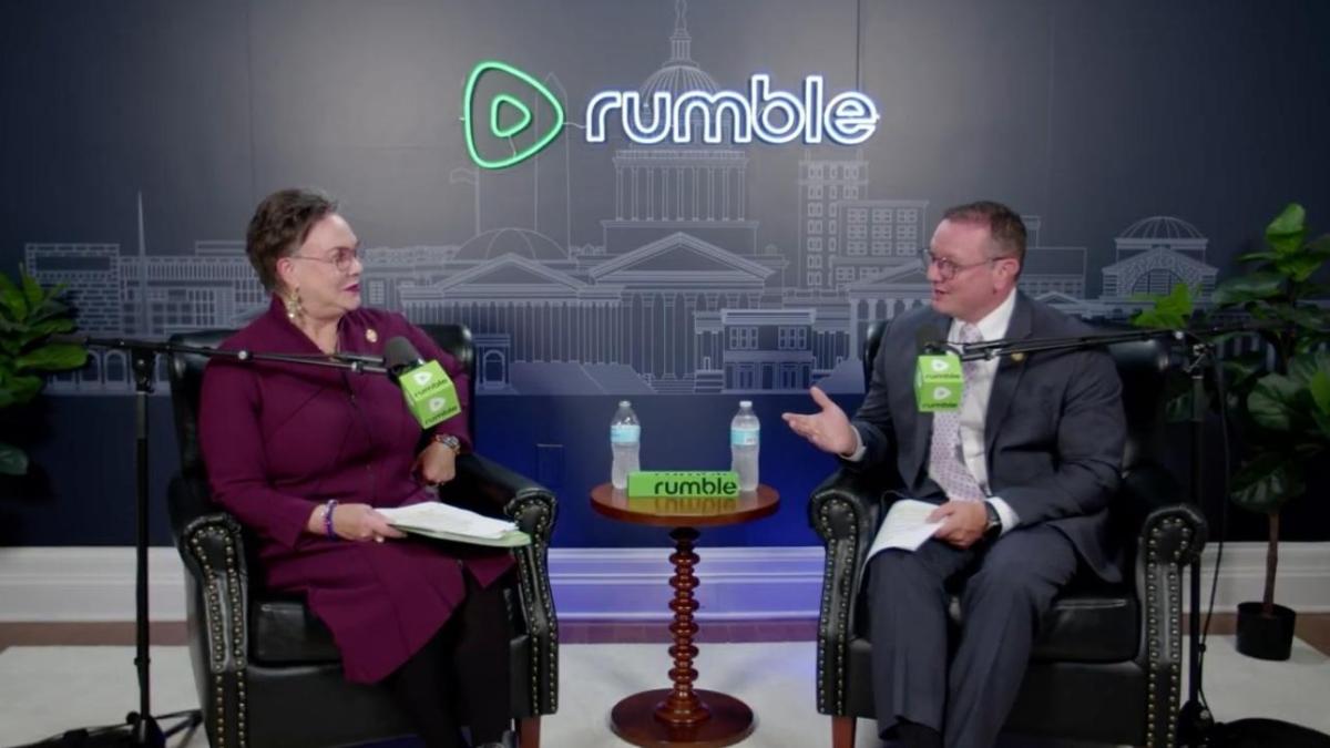 Harriet Hageman and Eric Burlison on the Right to the Point Podcast.