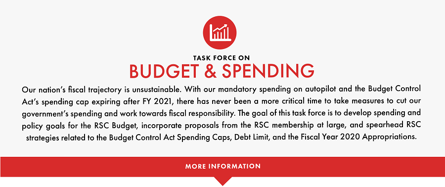 The goal of this task force is to develop spending and policy goals