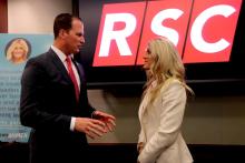 Pfluger with Riley Gaines